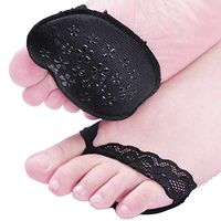 1Pair Forefoot Insole Arch Support High Heel Shoes Insoles Flatfoot Orthotics Anti Slip Half Yard Cushion Pad for Foot Tool (Skin, Wide)