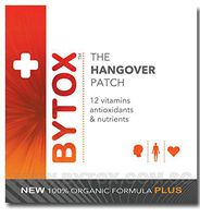Bytox The Hangover Patch with 12 Organic All Natural Vitamins, 5 Pack (5 Patches)
