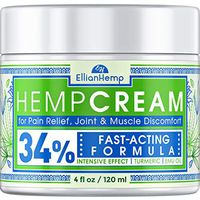 Hemp Oil Cream for Pain Relief | 4 OZ - Instant Relief for Knee, Foot, Shoulder, Neck, Back & Arthritis Pain - Made in USA - Muscle & Joint Pain Relief - 34% Hemp Oil Extract with Aloe & Arnica
