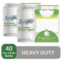 Swiffer Sweeper Heavy Duty Dry Sweeping Cloths, 40 Count