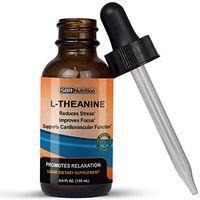 MAX Absorption Liquid L-Theanine Drops | All Natural, Vegan, Alcohol Free, Non-GMO | for Stress Relief, Relaxation, Focus Without Drowsiness | Synergistic with Coffee or Caffeine