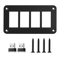 Lenink Rocker Switch Panel Housing Holder for Car Boat Trailer,4 Way