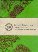 ASIAN HANDMADE NOTE CARDS WITH HANDMADE ENVELOPES