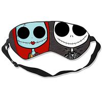 The Nightmare Before Christmas Sleep Eye Mask for Sleeping Contoured Eyemask Silk Best Night Blinder Eyeshade for Men Women Kids