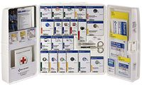 First Aid Only 50 Person Large Plastic SmartCompliance First Aid Cabinet with Medications