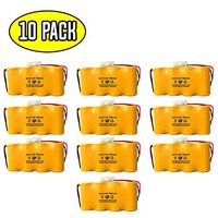 (10 Pack) Prescolite ELB0501N1 Prescolite ENB048015 4.8v 1500mah NiCad Battery Lithonia ELB0501N ELB4814N Dantona Custom-45 Pack Exit Sign Emergency Light