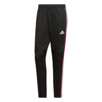 adidas Men's Tiro 19 Training Soccer Pants, Tiro '19 Pants, Black/Power Red/White/Bold Blue, XX-Large