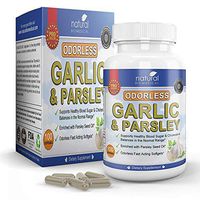 Garlic Pills Supplement ODORLESS for high Blood Pressure by Natural Biomedical