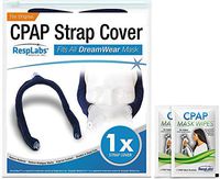 RespLabs CPAP Headgear Strap Covers Compatible with DreamWear CPAP Mask | Over The Head Strap Cover