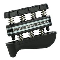 CanDo 10-0744 Digi-Flex Hand Exerciser, Finger 9.0 lb/Hand 31.0 lb, Black-X-Heavy