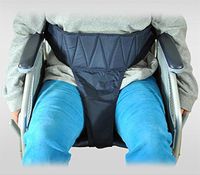 LUCKYYAN Elderly Wheelchair Seat Belts - 100% Nylon Anti-Fall Protection Belt - Belt Long 97~135cm ( Dark blue)