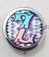 BlackKey Letter Z 3-Compartment Decorative Pocket Gift Box Case Organizer for Pill, Color 1 -1456