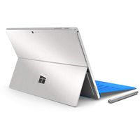 MasiBloom Protective Decal Sticker Protector Laptop Cover Skin for 12.3" 12.3 Inch Microsoft New Surface Pro 6 (2018 Released) (for 12.3" Surface Pro 6 (2018 Released), Decal- Wire Drawing Silver)