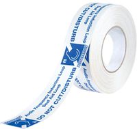 Listen Technologies PWT Adhesive Installation/Warning Tape 164 ft, White, Designed to Secure The Flat Insulated Copper Cable to The Floor and to Clearly Mark The Cable Installed in That Location