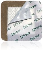 MedVance TM Silicone - Bordered Silicone Adhesive Foam Dressing Size 4"x4" (2.7"x2.7" pad), Box of 5 dressings