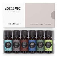 Edens Garden Aches & Pains Essential Oil 6 Set, Best 100% Pure Aromatherapy Natural Wellness Kit (For Therapeutic Use- Sore Muscle Relief), 10 ml