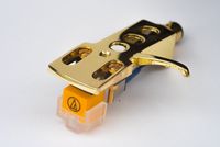 Gold plated Headshell, mount, cartridge and stylus, needle for Vestax BDT 2500, BDT 2000, CONTROLLER ONE, PDT 4000, MT-4000, - MADE IN ENGLAND