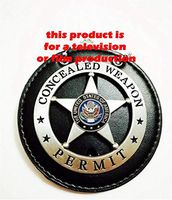 USMPC - U.S. Movie Prop Collection - TV Series Silver/Movie Prop pin Back on Holder w. Neck Chain - Second Amendment to The United States Constitution