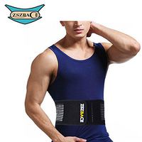 ZSZBACE Waist Trimmer, Premium Belt for Men & Women Black, Enjoy Abdominal Muscle & Back Support (XXL: Waist Length fits 43"-53", Black)