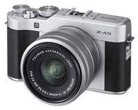 Fujifilm X-A5 Mirrorless Digital Camera w/XC15-45mmF3.5-5.6 OIS PZ Lens - Silver (Certified Refurbished)