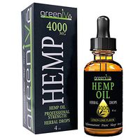 GreenIVe - Hemp Oil - Best Quality Hemp Oil - USA farmed and Bottled - Exclusively on Amazon (4 Ounce 4,000mg, Lemon-Lime)