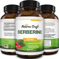 Berberine 1200mg Weight Loss Supplement - Berberine HCL Active PK Metabolism Booster for Heart Health - Antioxidant Supplement and Immune System Booster for Liver Support Sugar Balance and Mood Boost