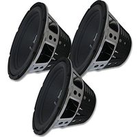 3 x Hifonics HFX12D4 12" Car Audio Dual 4-ohm subwoofers 400 watts RMS Sub woofer