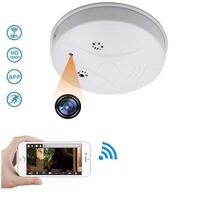 1080P HD Mini Spy Hidden Camera Smoke Detector, WiFi Wireless Home Security Video&Photo IP Surveillance Fire Alarm Detector WiFi Nanny Cam