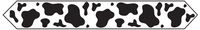 Printed Cow Print Table Runner Party Accessory (1 count) (1/Pkg)