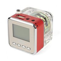 NiZHi TT-028 MP3 Mini Digital Portable Music Player Micro SD USB FM Radio (Red)