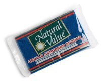 Natural Value B60704 Natural Value Gentle Scrubber Sponge -24x1cnt