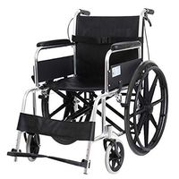 GEQWE Lightweight Wheelchair Lightweight Steel Transport Wheelchair Aluminum Alloy Wheelchair Disabled Elderly Manual Wheelchair Folding Wheelchair (Color : Multi-Colored, Size : ONE Size)