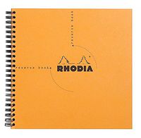 Rhodia Reverse Orange Wirebound - Graph Notebook - R193608