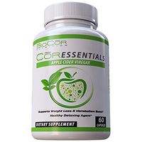 BioCor Nutrition Natural Apple Cider Vinegar - 1,250mg for Weight Loss, Healthy Metabolism, Detox & Heart Health Support (60 Veggie Capsules - 1 Month Supply)