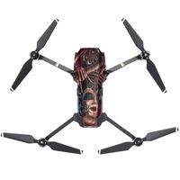OK-STORE Exclusive Decoration Wrap Skin Decal Kit for Mavic Pro Quadcopter Drone Body Shell, DJI Mavic PRO Portable Collapsible Mini Racing Drone Water-resistant PVC Sticker