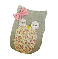 1L Hot Water Bottle Classic Premium Hot Rubber Bag with Soft Cover, Owl, A6