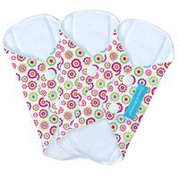 Charlie Banana 3 Feminine Pads Liner Wonderland, 0.2 Pound