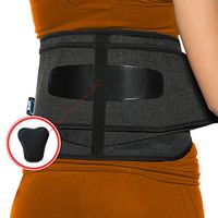 Modvel Lower Back Lumbar Support Brace for Men & Women | FDA Registered | Breathable Fabric with Lumbar Pad | Relieving Back Pain | Great for Employees at Work, Desk Jobs, Standing Jobs (MV-120)