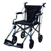 JFGUOYA Rollator Wheelchair - Transport Walker Chair - Foldable Seat, Lightweight Elderly Adult Bariatric Mobility Aid - Medical Handicap Accessories Include Footrest, Cushion