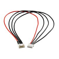 BNTECHGO JST XH 2.54 4 Pin Male to Female Connector Plug with Flexible 22 AWG Silicone Wires 30 cm Long Cables 10 Pieces