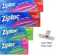 Ziploc Storage Bags Variety Pack - 4 Sizes - 223 Bag Count