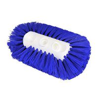 UltraSource Tank Brush, Three-Hole Block with PBT Filament, 6" x 10.5", Blue