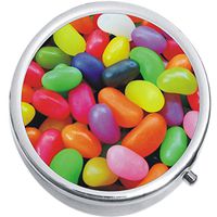 Colorful Jelly Beans Candy Medicine Pill Box