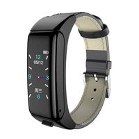 Von Delaine Bluetooth Wireless Headset Microphones and Smart Watch Combo Earphone Listen Music Answer Call Headphone Sport Fitness Tracker Wristband Oxygen Heart Rate Blood Pressure Monitor (Black)