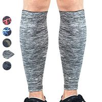 Beister 1 Pair Calf Compression Sleeves for Women & Men, Footless Shin Splint Leg Support Socks for Pain Relief, Recovery, Running, Travel, Cycling Nurse, X-Large