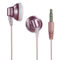 Universal 3.5mm Stereo Earbuds, Stheanoo Wired Earphone with Mic for Mp3 Cell Phone Computer Laptop (Rose Gold)