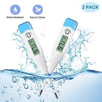 Digital Body Thermometer - Clinical Basic Thermometer with Accurate and Fast Readings - Underarm, Oral, Rectal Thermometer for Newborns, Babies, Kids, and Adults (2)