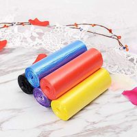 Angry Powerful Thick Small Garbage Bag 15 Liter Garbage Bag Kitchen Household Bathroom Bedroom Toilet Office Trash can Garbage Bag (Random Color)