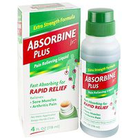 Absorbine Jr. Pain Relieving Liquid | Sore Muscles and Arthritis Pain Relief | Roll On Applicator | 4 Ounces