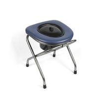 WANGJINLI Commode Chair 22 Tube Carbon Steel Pipe Pp Thick Plastic Plate Easy to Fold Elderly Pregnant Women Use Move The Toilet